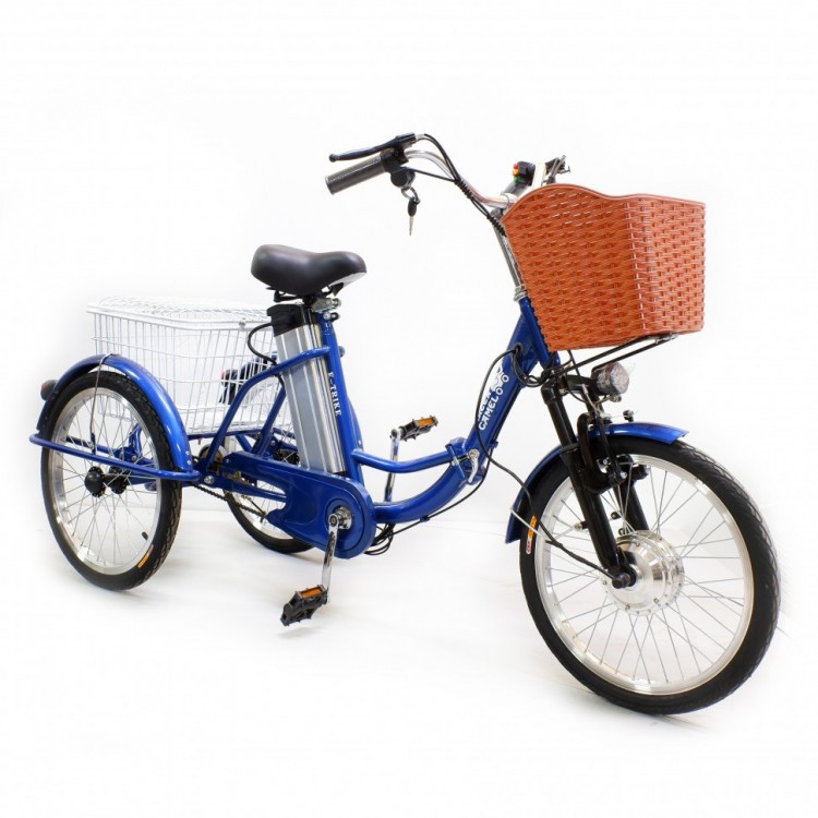 Электровелосипед GreenCamel Трайк-20 (R20 500W 48V 15Ah) Складной фото8