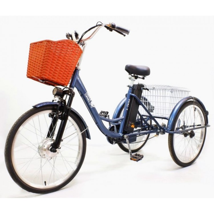 Электровелосипед GreenCamel Трайк-24 V2 (R24 250W 48V 12Ah) фото9